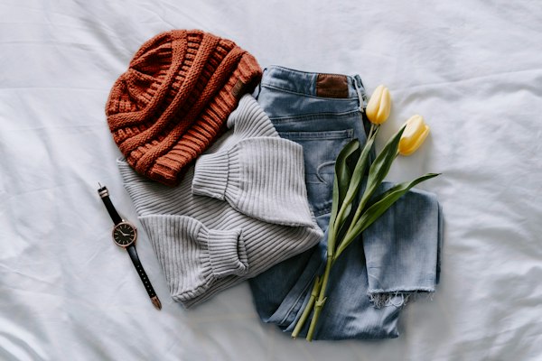 Women cozy flannel shirt dress